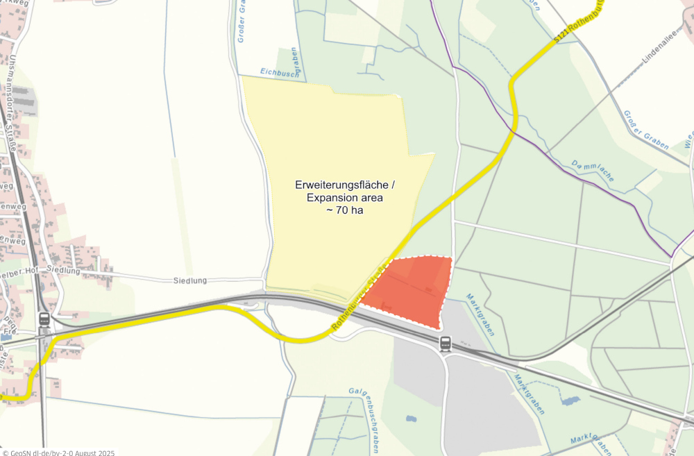 Industriegebiet Horka Lageplan Industriegebiet Horka Lage